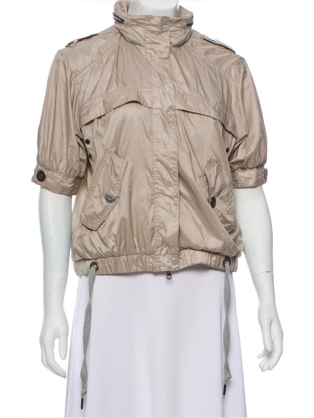 Stella McCartney Adidas Hooded Short Sleeve Running Windbreaker